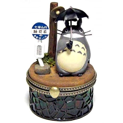 Figure & Stained Glass Case - Accessory Case - Totoro Bus Stop - Ghibli no production