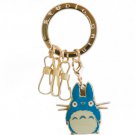 RARE - Key Ring - 3 Hooks - Metal Charm - Chu Blue Totoro - Ghibli 2018 no production