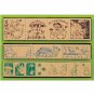 15 Rubber Stamp Set DX - 3 Sizes - Wooden Tray - Made in JAPAN - Totoro - Ghibli 2010