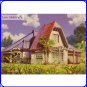 RARE 2 left - Postcard - Kusakabe House - Totoro Made JAPAN - Oga Kazuo Art Collection Ghibli Museum