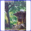 RARE 1 left - Postcard - Shrine - Spirited Away - Made JAPAN Oga Kazuo Art Collection Ghibli Museum