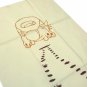 Towel Tenugui 33x90cm - Made JAPAN Handmade Japanese Dyed - Nekobus Catbus Footprints Totoro Ghibli