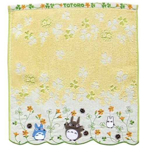 RARE - Hand Towel 34x36cm - Applique Embroidery - Oxalis Totoro Ghibli 2016 no product
