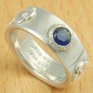 RARE - Ring #22 - Blue Ruby Synthetic Sterling Silver SV950 Cominica Howl's Moving Castle no product