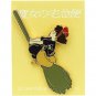 5 left - Pin Badge - Kiki on Broom - Kiki's Delivery Service - Ghibli (gift wrapped)