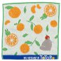 RARE - Mini Towel 25x25cm Applique Embroidery Jacquard Weaving Orange Totoro Ghibli 2019 no product