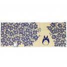 Towel Tenugui 33x90cm - Made in JAPAN - Handmade Japanese Dyed - Flower - Totoro Ghibli