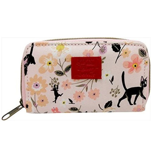 Card Case Pouch - Made in JAPAN - Many Pockets Flower Garden Jiji Kiki's Delivery Service Ensky 2015