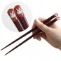 RARE - Chopsticks - Made in JAPAN - Natural Wood Red - Sho Chibi Totoro Ghibli 2012 no product