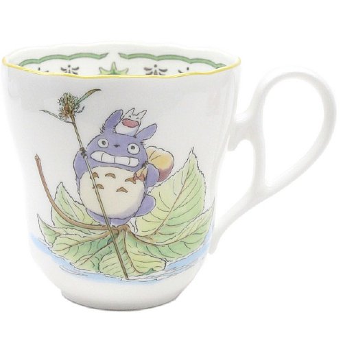 Mug Cup - 375cc - Microwave Dishwasher - Bone China - Noritake #4 - Totoro - Ghibli