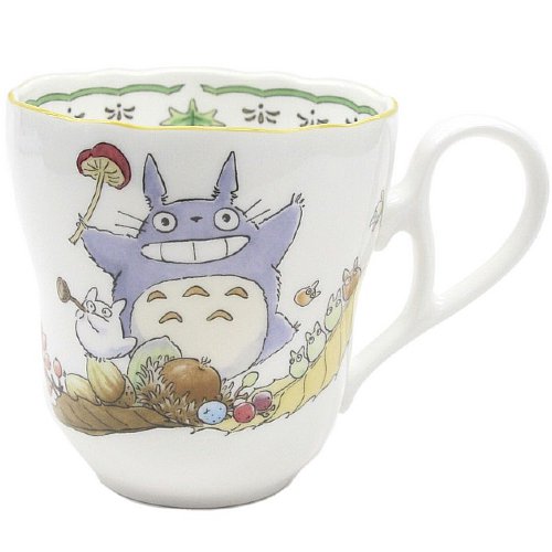 Mug Cup - 375cc - Microwave Dishwasher - Bone China - Noritake #2 - Totoro - Ghibli