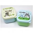 RARE 2 left - 2 Mini Lunch Bento Box Tupperware 2x130ml JAPAN Cream & Blue Totoro Ghibli no product