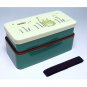 RARE 1 left - 2 Tier Bento Lunch Box & Belt - Made in JAPAN - Horsetail - Totoro Ghibli no product