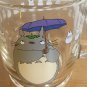 RARE 1 left - Glass Mug Cup - Made in JAPAN - Noritake - Umbrella - Totoro - Ghibli no production