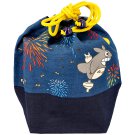Kinchaku Pouch Bag - Made in JAPAN - Fireworks - Totoro Ghibli 2020