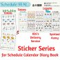 Sticker - Made in JAPAN - Schedule Calendar Diary - Laputa - Ghibli 2020 SLR-03