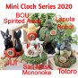 Mini Clock Quartz - Figure 360 Degree - San's Mask & Knife - Kodama Tree Spirit Mononoke Ghibli 2020