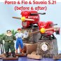 Clock Quartz - Figure - Fio & Savoia S.21F Airplane After - Porco Rosso - Ghibli 2020