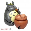 RARE 1 left - Figure & Pot with 5 Unglazed Acorn Pottery for Fragrance Totoro Ghibli no product