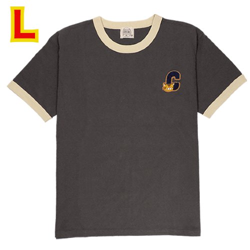 RARE Ringer T-shirt L Unisex Patch Embroidery GBL Limited Edition Nekobus Catbus Totoro Ghibli 2020