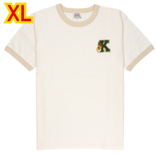 RARE - Ringer T-shirt (XL) Unisex - GBL Limited - Patch Embroidery - Kitsunerisu Laputa Ghibli 2020