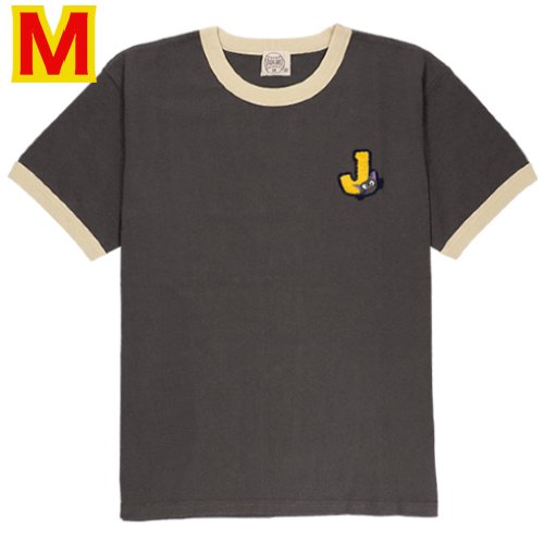 RARE - Ringer T-shirt (M) Unisex GBL - Patch Embroidery Jiji Kiki's Delivery Service Ghibli 2020