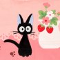 Apron - Cotton Applique Embroidery 2 Pockets - Strawberry Jiji Kiki's Delivery Service - Ghibli 2020