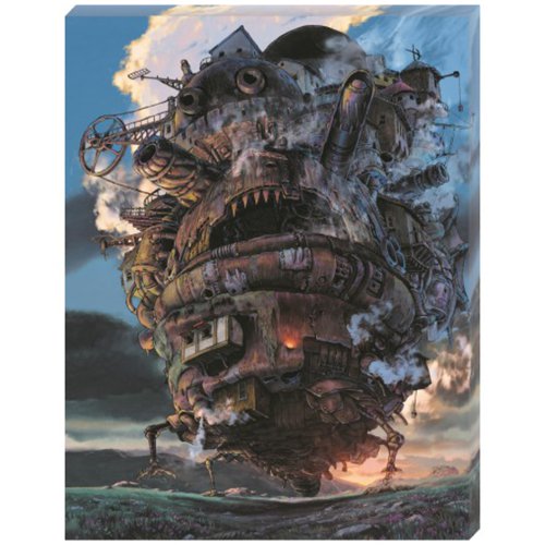 366 pieces Jigsaw Puzzle - Canvas Style No Glue No Frame - Artboard Howl's Moving Castle Ghibli 2020