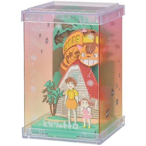 Paper Craft Kit - Paper Theater Cube - Nekobus Catbus Mei Satsuki