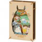 Wood Craft Kit - Paper Theater Wood Style - Mei & Satsuki & Totoro - Ghibli Ensky 2019