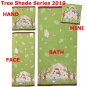 Mini Towel 25x25cm - Untwisted Thread Steam Shirring Applique - Tree Shade - Totoro Ghibli 2019