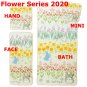 Hand Towel 34x36cm - Edge Stitched - Untwisted Thread Jacquard - Flower Totoro Ghibli 2020
