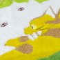 Hand Towel 34x36cm - Untwisted Thread Steam Shirring Applique - Nekobus Catbus Totoro Ghibli 2018