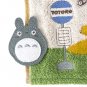 Mini Towel 25x25cm - Untwisted Thread Steam Shirring Applique - Nekobus Catbus Totoro Ghibli 2018