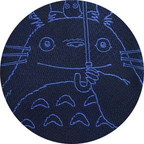 Necktie - Silk - Made in JAPAN - Navy - Umbrella - Totoro - Ghibli 2018