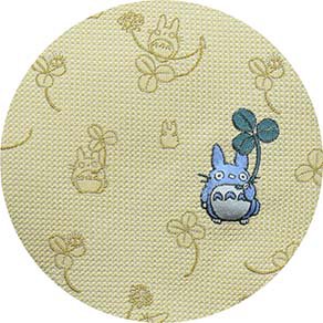 Necktie - Silk - Made in JAPAN - Yellow - Clover One Point - Totoro - Ghibli 2019