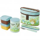 RARE Lunch Bento Box Set - Thermal Case Jar 2 Container Fork Case Totoro Ghibli 2015 no product