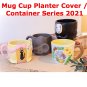 Container / Planter Cover - Mug Cup - Porcelain - Robot Solider Laputa Castle in the Sky Ghibli 2021