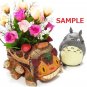 RARE - Container / Planter Cover - Figure - Nekobus Catbus & Totoro - Ghibli 2016 no production