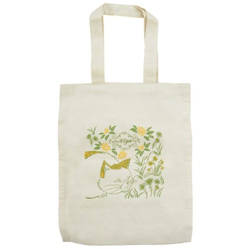 RARE 3 left - Tote Bag - Natural Cotton - Campaign Present - Niya - Arrietty Ghibli 2010 no product