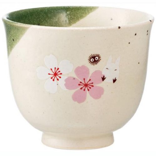 Cup Yunomi - Made in JAPAN - Ceramics Mino Yaki Ware - Sakura Cherry Blossom - Totoro - Ghibli 2021