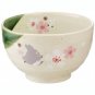 Rice Bowl - Made in JAPAN - Ceramics Mino Yaki Ware - Sakura Cherry Blossom - Totoro - Ghibli 2021