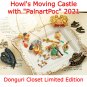 RARE - Pierced Earrings Handmade JAPAN - Howl Calcifer Donguri Closet Howl's Moving Castle Ghibli