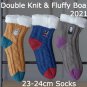 Socks 23-24cm Double Knit Boa Applique Embroidery Kaonashi No Face Spirited Away Ghibli 2021
