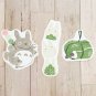 Mini Letter Set - Made in JAPAN - 3 Designs x2 total 6 Sheets + 3 Envelope - Totoro - Ghibli 2021