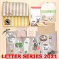 Mini Letter Set - Made in JAPAN - 3 Designs x2 total 6 Sheets + 3 Envelope - Totoro - Ghibli 2021