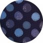 Necktie - Silk - Made in JAPAN - Jacquard - Navy - 4 Colors Dots - Totoro - Ghibli 2022