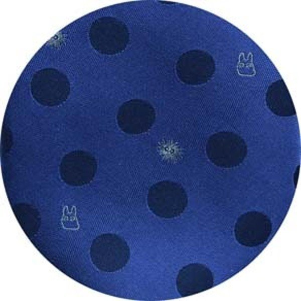 Necktie - Silk - Made in JAPAN - Jacquard - Blue - Dots - Totoro - Ghibli 2019