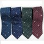 Necktie - Silk - Made in JAPAN - Jacquard - Navy - Forest - Totoro - Ghibli 2022
