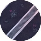 Necktie - Silk - Made in JAPAN - Jacquard - Navy - Stripe - Totoro - Ghibli 2022